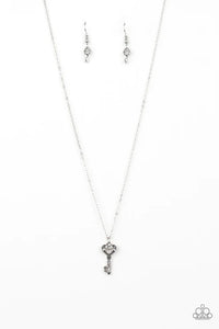 Lock Up Your Valuables Necklace by Paparazzi Accessories