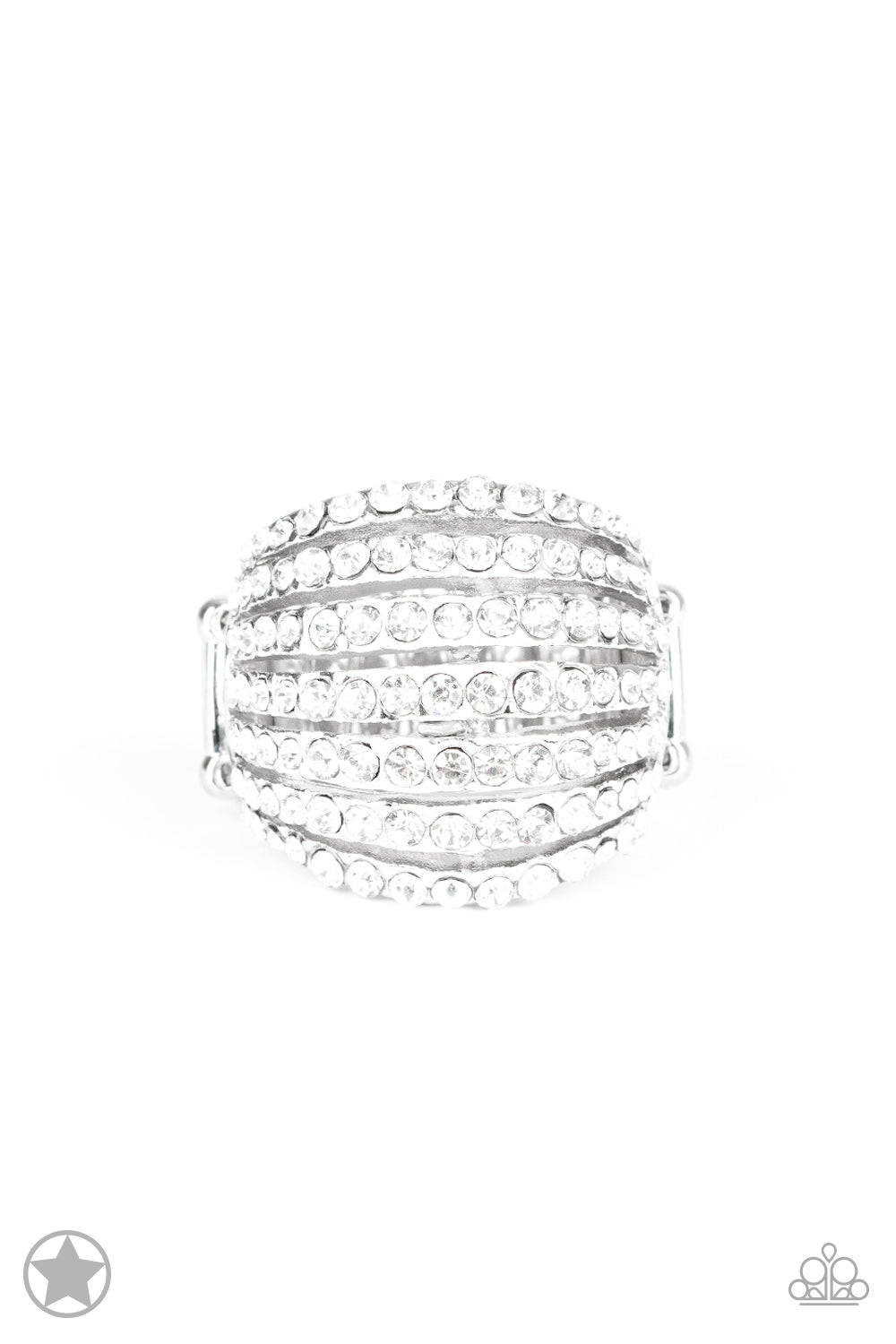 Blinding Brilliance Ring by Paparazzi Accessories (Blockbuster)