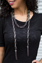 Load image into Gallery viewer, Scarfed for Attention Necklace by Paparazzi Accessories (Blockbuster)
