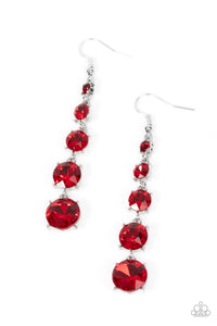 Red Carpet Charmer Earrings by Paparazzi Accessories